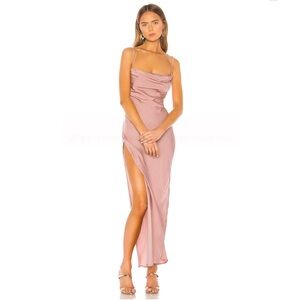 Michael Costello Strapless Dress in Pink